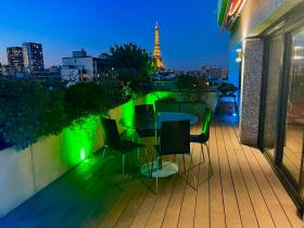 Apartment mit Terrasse und zauberhaftem Blick auf Paris