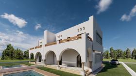 Villa zu verkaufen – Dachterrasse mit freiem Blick auf den Golfplatz von Hammamet